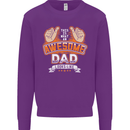 This Is What an Awesome Dad Father's Day Mens Sweatshirt Jumper Purple