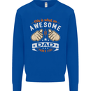 This Is What an Awesome Dad Father's Day Mens Sweatshirt Jumper Royal Blue