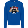 This Is What an Awesome Dad Father's Day Mens Sweatshirt Jumper Royal Blue