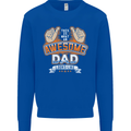 This Is What an Awesome Dad Father's Day Mens Sweatshirt Jumper Royal Blue