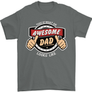 This Is What an Awesome Dad Father's Day Mens T-Shirt Cotton Gildan Charcoal