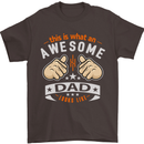 This Is What an Awesome Dad Father's Day Mens T-Shirt Cotton Gildan Dark Chocolate