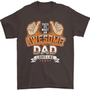 This Is What an Awesome Dad Father's Day Mens T-Shirt Cotton Gildan Dark Chocolate