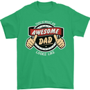 This Is What an Awesome Dad Father's Day Mens T-Shirt Cotton Gildan Irish Green