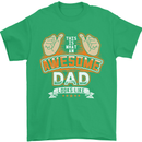 This Is What an Awesome Dad Father's Day Mens T-Shirt Cotton Gildan Irish Green