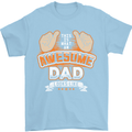 This Is What an Awesome Dad Father's Day Mens T-Shirt Cotton Gildan Light Blue