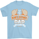 This Is What an Awesome Dad Father's Day Mens T-Shirt Cotton Gildan Light Blue