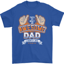 This Is What an Awesome Dad Father's Day Mens T-Shirt Cotton Gildan Royal Blue