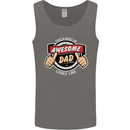 This Is What an Awesome Dad Father's Day Mens Vest Tank Top Charcoal