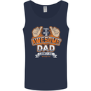 This Is What an Awesome Dad Father's Day Mens Vest Tank Top Navy Blue
