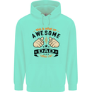 This Is What an Awesome Dad Mens 80% Cotton Hoodie Peppermint