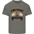 This Is What an Awesome Dad Mens Cotton T-Shirt Tee Top Charcoal