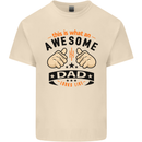 This Is What an Awesome Dad Mens Cotton T-Shirt Tee Top Natural