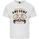 This Is What an Awesome Dad Mens Cotton T-Shirt Tee Top White
