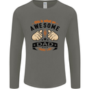 This Is What an Awesome Dad Mens Long Sleeve T-Shirt Charcoal
