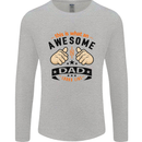 This Is What an Awesome Dad Mens Long Sleeve T-Shirt Sports Grey