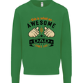 This Is What an Awesome Dad Mens Sweatshirt Jumper Irish Green