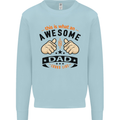 This Is What an Awesome Dad Mens Sweatshirt Jumper Light Blue