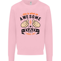 This Is What an Awesome Dad Mens Sweatshirt Jumper Light Pink