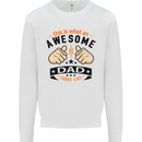This Is What an Awesome Dad Mens Sweatshirt Jumper White
