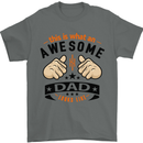 This Is What an Awesome Dad Mens T-Shirt Cotton Gildan Charcoal