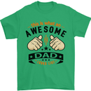 This Is What an Awesome Dad Mens T-Shirt Cotton Gildan Irish Green