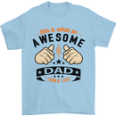 This Is What an Awesome Dad Mens T-Shirt Cotton Gildan Light Blue