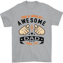 This Is What an Awesome Dad Mens T-Shirt Cotton Gildan Sports Grey
