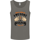 This Is What an Awesome Dad Mens Vest Tank Top Charcoal