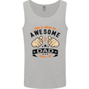 This Is What an Awesome Dad Mens Vest Tank Top Sports Grey