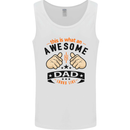 This Is What an Awesome Dad Mens Vest Tank Top White