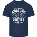 This Is What an Awesome Dentist Looks Like Mens Cotton T-Shirt Tee Top Navy Blue