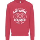 This Is What an Awesome Designer Looks Like Mens Sweatshirt Jumper Heliconia