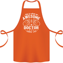 This Is What an Awesome Doctor Looks Like Cotton Apron 100% Organic Orange