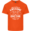 This Is What an Awesome Doctor Looks Like Mens Cotton T-Shirt Tee Top Orange
