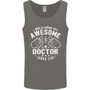This Is What an Awesome Doctor Looks Like Mens Vest Tank Top Charcoal
