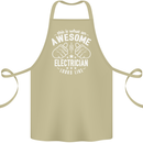 This Is What an Awesome Electrician Looks Like Cotton Apron 100% Organic Khaki