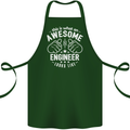 This Is What an Awesome Engineer Looks Like Cotton Apron 100% Organic Forest Green