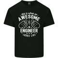 This Is What an Awesome Engineer Looks Like Mens Cotton T-Shirt Tee Top Black