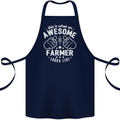 This Is What an Awesome Farmer Looks Like Cotton Apron 100% Organic Navy Blue