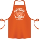This Is What an Awesome Farmer Looks Like Cotton Apron 100% Organic Orange