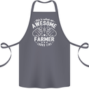 This Is What an Awesome Farmer Looks Like Cotton Apron 100% Organic Steel