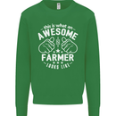 This Is What an Awesome Farmer Looks Like Mens Sweatshirt Jumper Irish Green