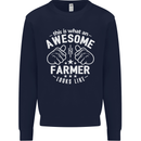 This Is What an Awesome Farmer Looks Like Mens Sweatshirt Jumper Navy Blue