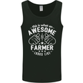 This Is What an Awesome Farmer Looks Like Mens Vest Tank Top Black