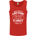 This Is What an Awesome Florist Looks Like Mens Vest Tank Top Red