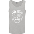 This Is What an Awesome Florist Looks Like Mens Vest Tank Top Sports Grey