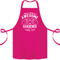 This Is What an Awesome Gardener Looks Like Cotton Apron 100% Organic Pink