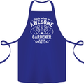 This Is What an Awesome Gardener Looks Like Cotton Apron 100% Organic Royal Blue