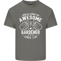 This Is What an Awesome Gardener Looks Like Mens Cotton T-Shirt Tee Top Charcoal